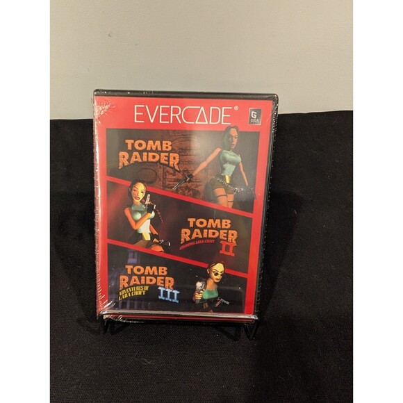 Evercade Tomb Raider Collection #40 (Tomb Raider I II III) New Sealed Cartridge - Picture 1 of 4